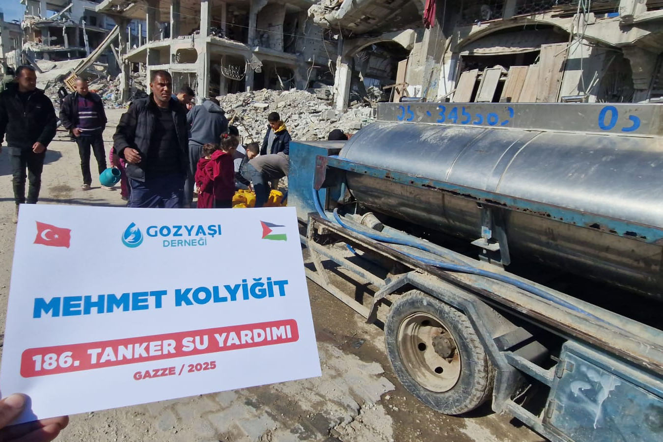  Gazze Tam Tanker Su Yardımı