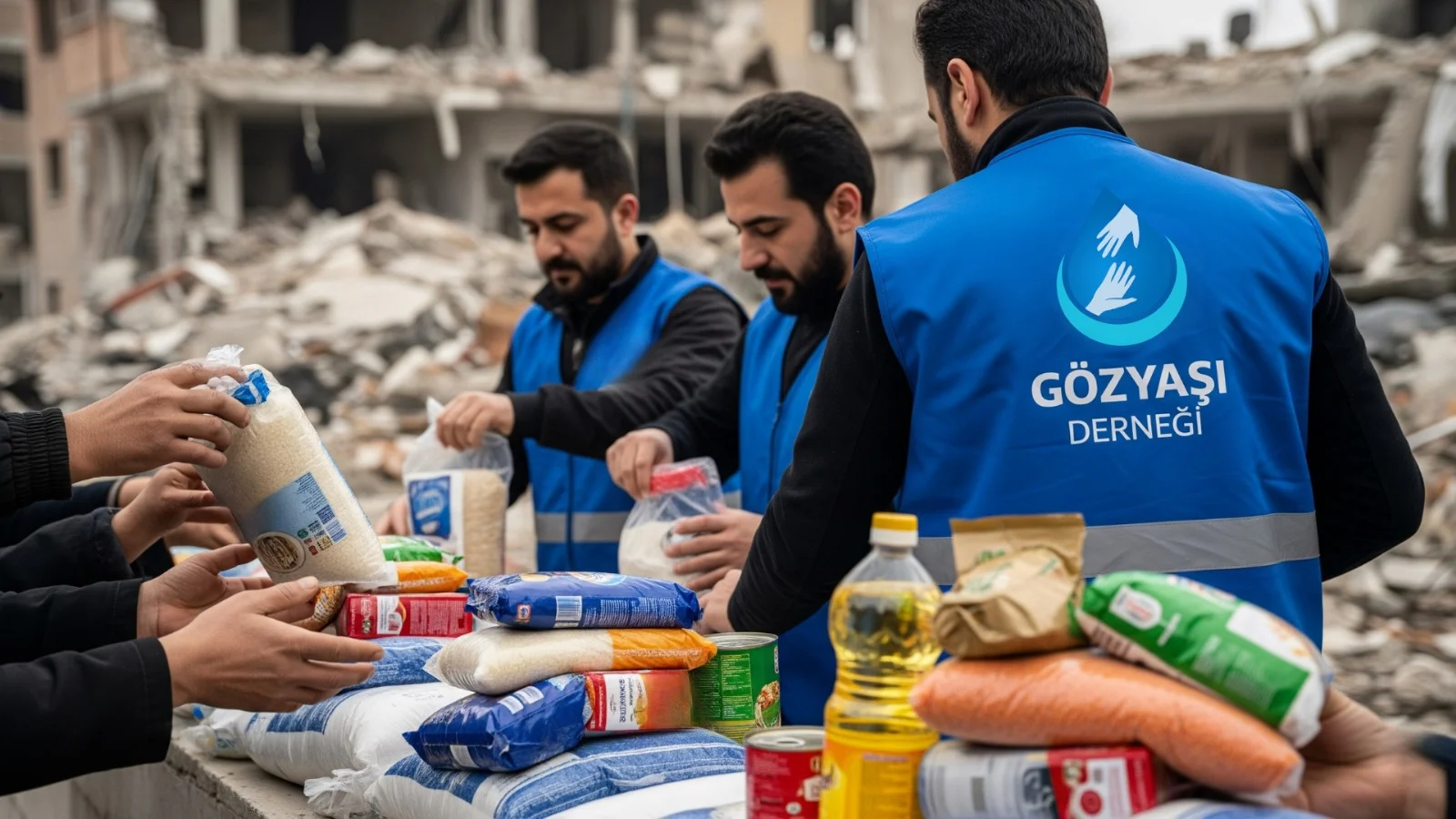 Erzak Yardımı ile Açlıkla Mücadelede Siz de Yanımızda Olun