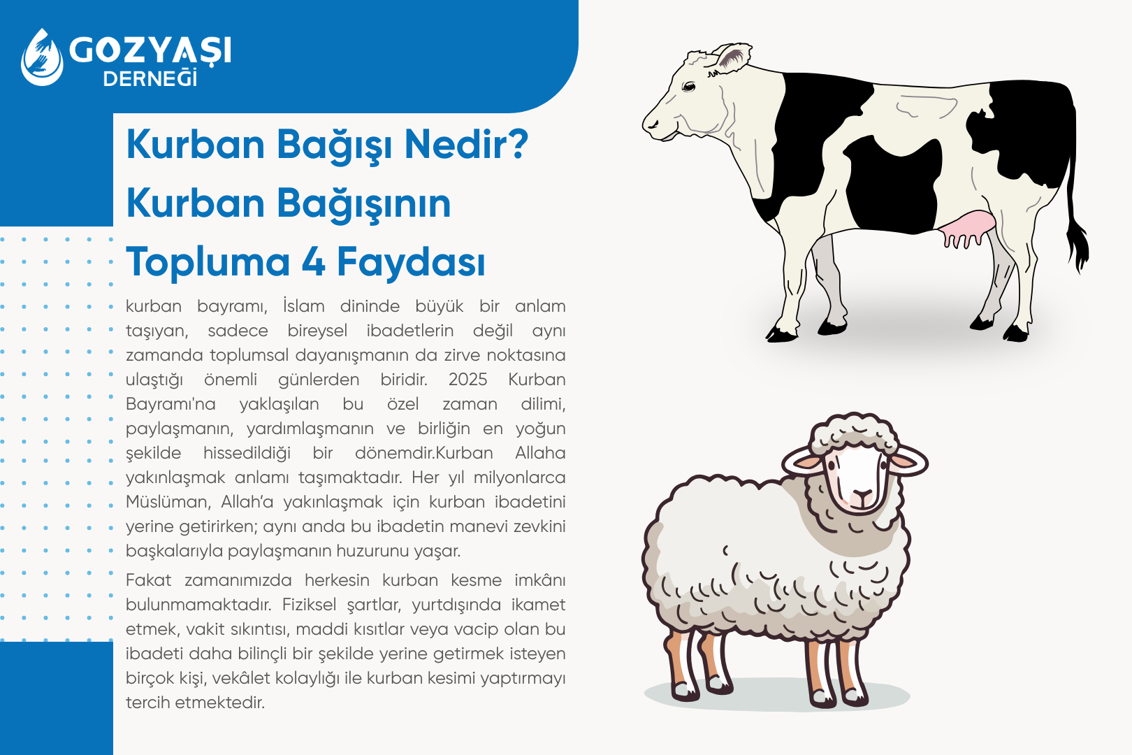 Kurban Bağışı Nedir? Kurban Bağışının Topluma 4 Faydası