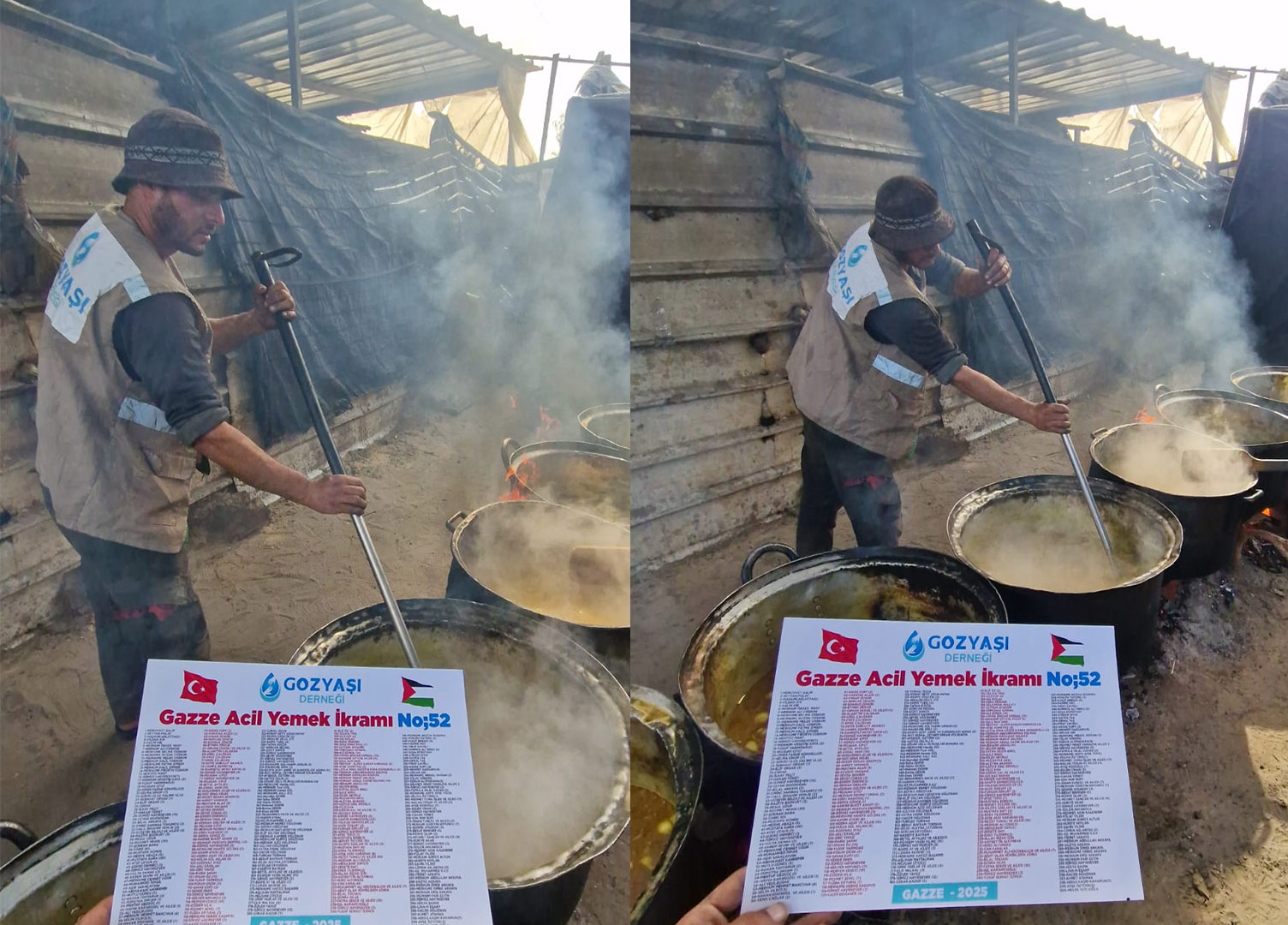 Gazze Acil Yemek Yardımı No; 52